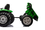 Mamido Elektrický traktor s přívěsem pro děti HC-306 24V světle zelený
