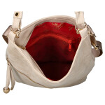 Trendy dámská crossbody kabelka LB Polla, béžová