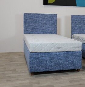 Nábytek VACULÍK Čalouněné jednolůžko EURO BED "PEVNÁ" s pevným roštem