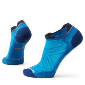 Unisex merino běžecké ponožky SMARTWOOL Run Zero Cushion Low Ankle Socks, Laguna Blue velikost: 46-49 (XL)