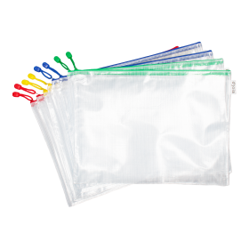 Djois obálka se zipem, A3, PVC, mix barev, 8 ks