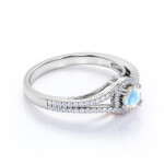 Emporial stříbrný prsten GU-DR14761R-SILVER-MOONSTONE-ZIRCON Velikost: 10 (EU: 61-63)