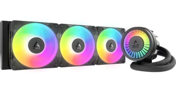 ARCTIC Liquid Freezer III Pro 360 A-RGB / Vodní chladič procesoru / 3x 120mm / 3000 RPM / 77 CFM / AMD + Intel (ACFRE00169A)