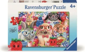 Ravensburger Puzzle: Zajíčci a lesní ovoce