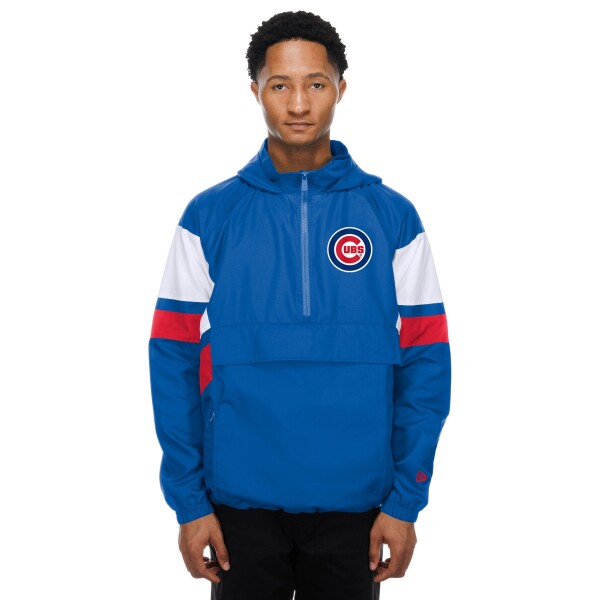 New Era Pánská bunda Chicago Cubs MLB Quarter Zip Windbreaker Velikost: S