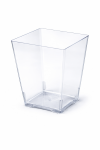 Cake Star plastový kelímek KUBIK čtverec 110 ml 10ks