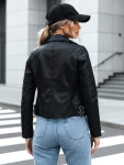Dámská kožená bunda ERIETA black FashionStreet TY4197 M