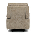 TV a relaxační křeslo s elektrickým ovládáním, potah lanýžová látka v dekoru vintage, 1 motor 240V