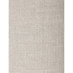 Židle jídelní, krémová látka, 360° vratný mechanismus, černý kov