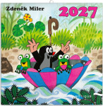 Kalendář 2027 poznámkový: Krteček, 30 x 30 cm