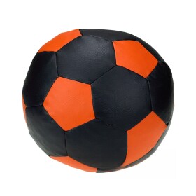 FRONTI Dětský taburet MÍČ 50 cm - černá + oranžová