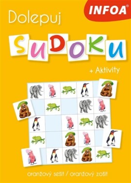 Dolepuj sudoku + Aktivity - oranžový sešit