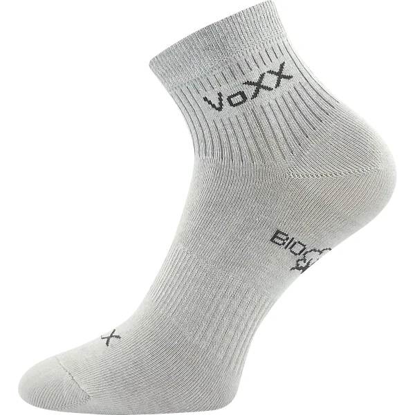 VOXX Ponožky sportovní z BIO bavlny BOBY světle šedé (3 páry) 35-38 120315
