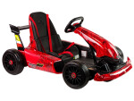 Mamido Dětská elektrická motokára Spider lakovaná červená