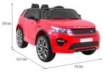Mamido Dětské elektrické autíčko Land Rover Discovery červené