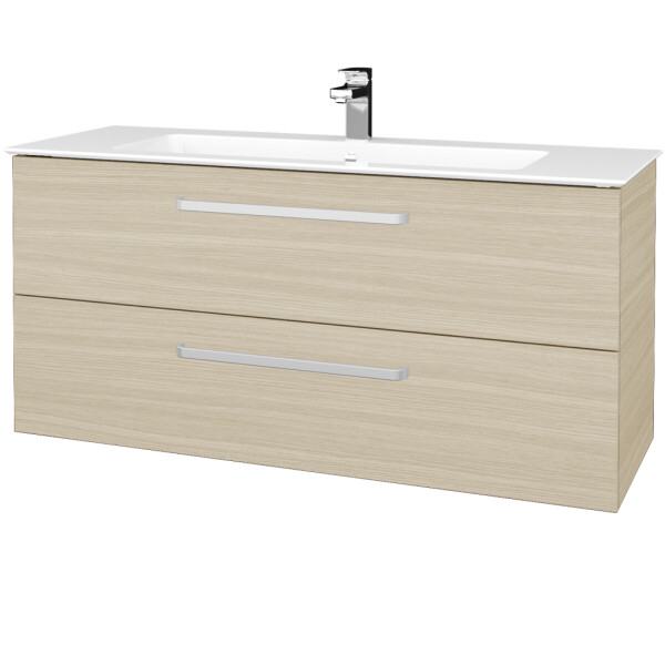 Dřevojas - Umyvadlová skříňka GIO SZZ2 120 - D04 Dub / Úchytka T01 / D04 Dub 406530A