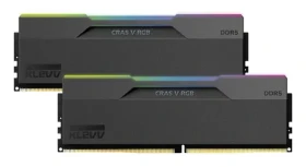 KLEVV CRAS V RGB černá / Paměť RAM / DDR5 / 32GB (2x16GB) / 6000MHz / CL30 (KD5AGUA80-60A300G)