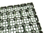 Zatravňovací dlaždice – Geopave GRAVEL - tloušťka 40 mm, zatížení 400 t/m², 57×38×4 cm zelená (khaki)
