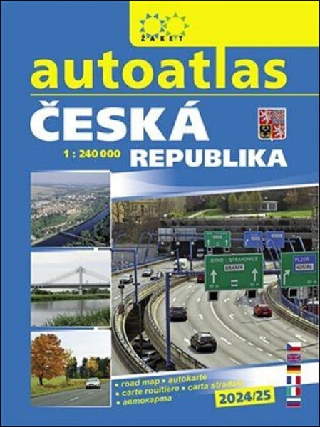 Autoatlas ČR 1:240 000 (2025/26)