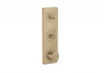 AXOR - Citterio C Termostatická baterie pod omítku, pro 2 spotřebiče, kartáčovaný bronz 49701140