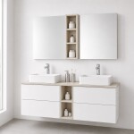 Mereo Aira, koupelnová skříňka 100 cm, bílá CN712SN