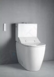 DURAVIT - ME by Starck Splachovací nádržka, Dual-Flush, WonderGliss, přívod vpravo/vlevo, bílá 09380000051