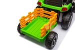 Mamido Dětský elektrický traktor BBH-030 s přívěsem zelený