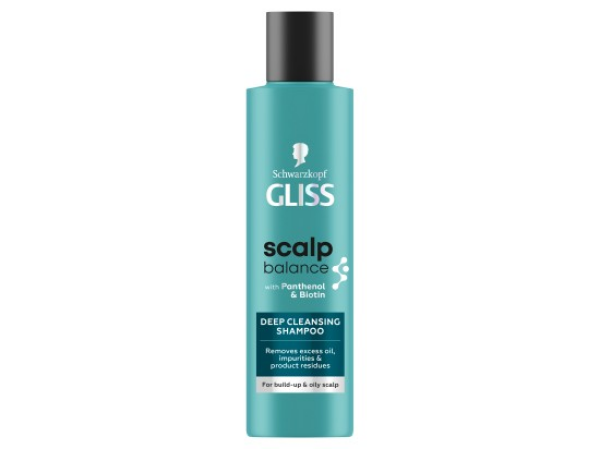 Schwarzkopf Gliss Scalp Balance hloubkově čisticí šampon na vlasy a pokožku hlavy 200 ml
