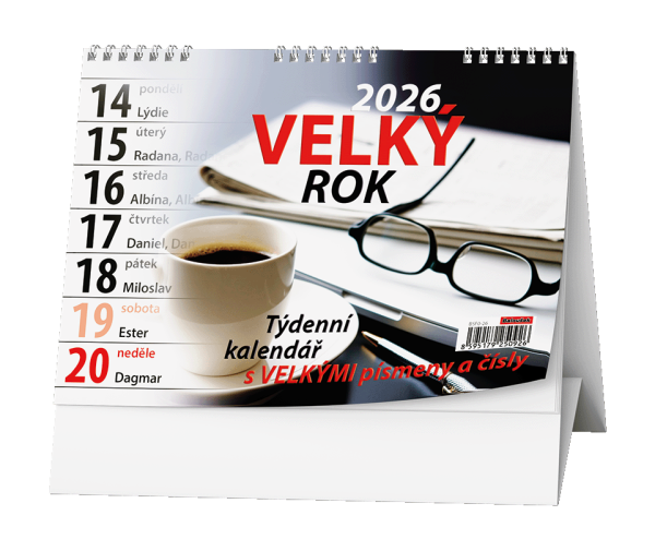 Stolní kalendář 2026 Baloušek - Velký rok