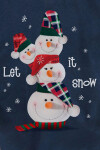 Pánské pyžamo 115/236 Snowman - CORNETTE tmavě modrá L