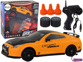 Mamido Sportovní autíčko na dálkové ovládání R/C 1:24 žluté s vyměnitelnými koly