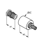 KLUDI - Příslušenství Prodloužení, chrom 7671105-00