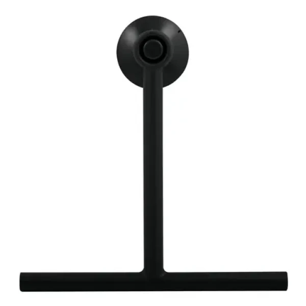Spirella TIM sprchová stěrka s přísavkou černá / plast / 22 cm (7610583205124)