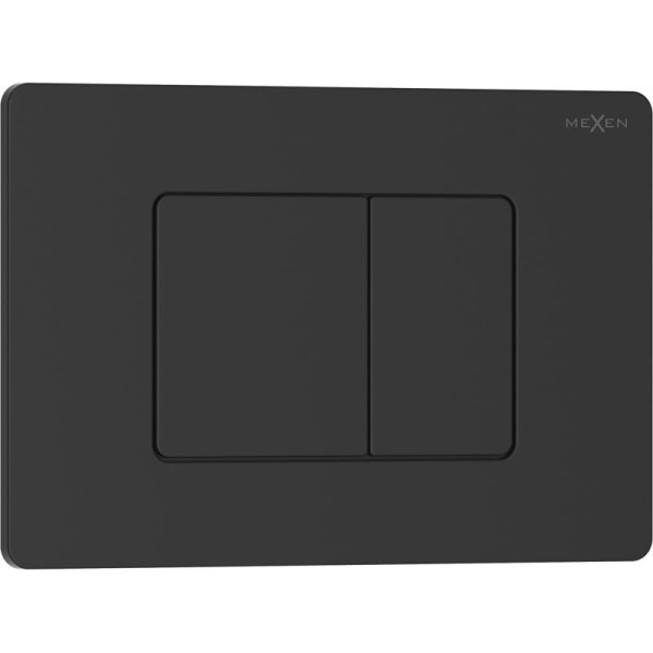 MEXEN - Tex 05 splachovací tlačítko, černá matná 6105-02