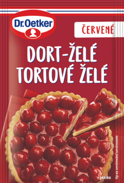 Dr. Oetker Dort-želé červené (10 g)