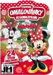 Minnie - Tvarované omalovánky se samolepkami - Kolektiv