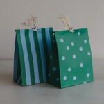 Eulenschnitt Papírový sáček Stripes and Dots 21 × 15 cm – set 6 ks, multi barva, papír