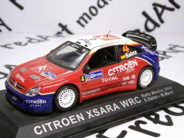 33/23 Rally CITROEN XSARA WRC Mexico 2004 Sainz - ALTAYA 1:43