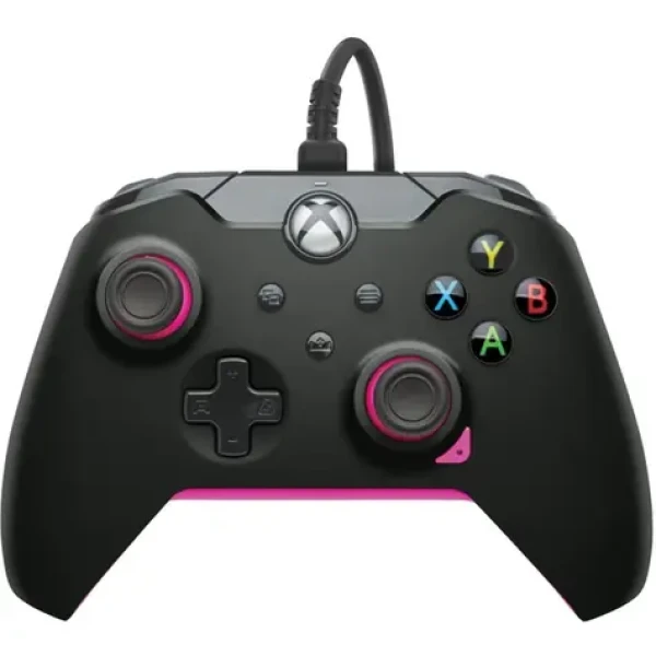 PDP Wired Controller - Fuse Black růžová / Herní ovladač / drátový / USB / 2.4m / Xbox Series X/S Xbox One PC (049-012-GP)