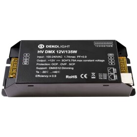 Deko Light BASIC, DIM, CV, HV DMX napájecí zdroj pro LED konstantní napětí 0 mA - 11.25 A 12 V/DC