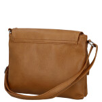 Stylová dámská koženková crossbody kabelka Mirabella, hnědá