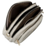 Trendy dámská koženková kabelka Lusy, krémová