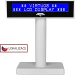Virtuos FL-2026MB bílá / Zákaznický displej / LCD / 2x20 znaků / USB (EJG0009)
