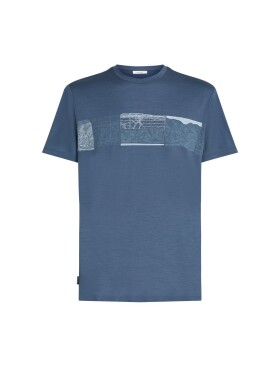 ICEBREAKER Mens Mer 150 Tech Lite SS Tee Elev Line, Dawn velikost: L