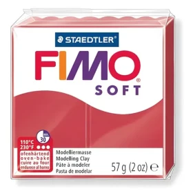 FIMO Modelovací hmota Soft třešňová červeň