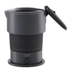 Adler AD 1377 šedá / Cestovní rychlovarná konvice / 600 W / 0.6 L / silikon (AD 1377g)