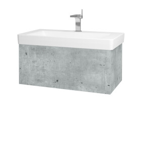Dřevojas - Koupelnová skříňka VARIANTE SZZ 85 pro umyvadlo Laufen Pro S - D01 Beton / D01 Beton 163686