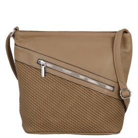 Trendy dámská crossbody kabelka Suli, hnědá