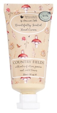 Krém na ruce Country Fields, 30 ml - Citrusy, jasmín, lístky fialky