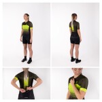 Dres FORCE ASCENT UNI kr. rukáv, zeleno-fluo, velikost S (Barva zeleno-fluo)